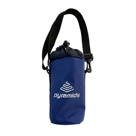 Drawstring Bottle Carry Pouch With Shoulder Strap