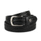 Men Textured Belt With Metal Buckle