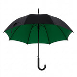 Cherry Foldable Umbrella With Curved Handle