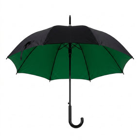 Cherry Foldable Umbrella With Curved Handle