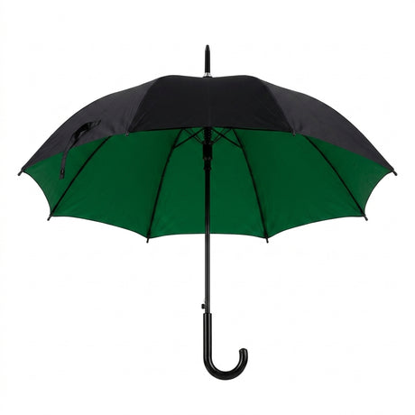 Cherry Foldable Umbrella With Curved Handle