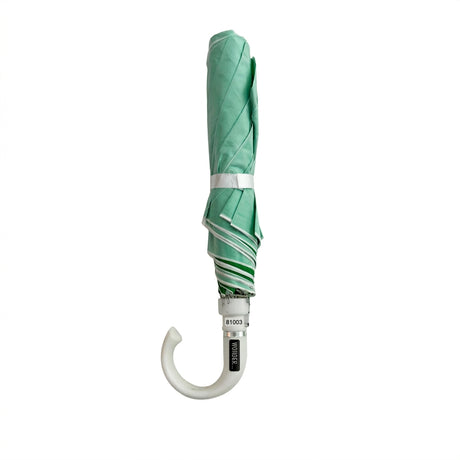 Cherry Folding Umbrella With Curved Handle