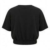 Casual Wear Women Wrap Front Cropped Blouse
