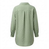 Casual Wear Women Oversized Button Front Shirt