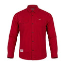 Alien Men Red Utility Button Front Shirt