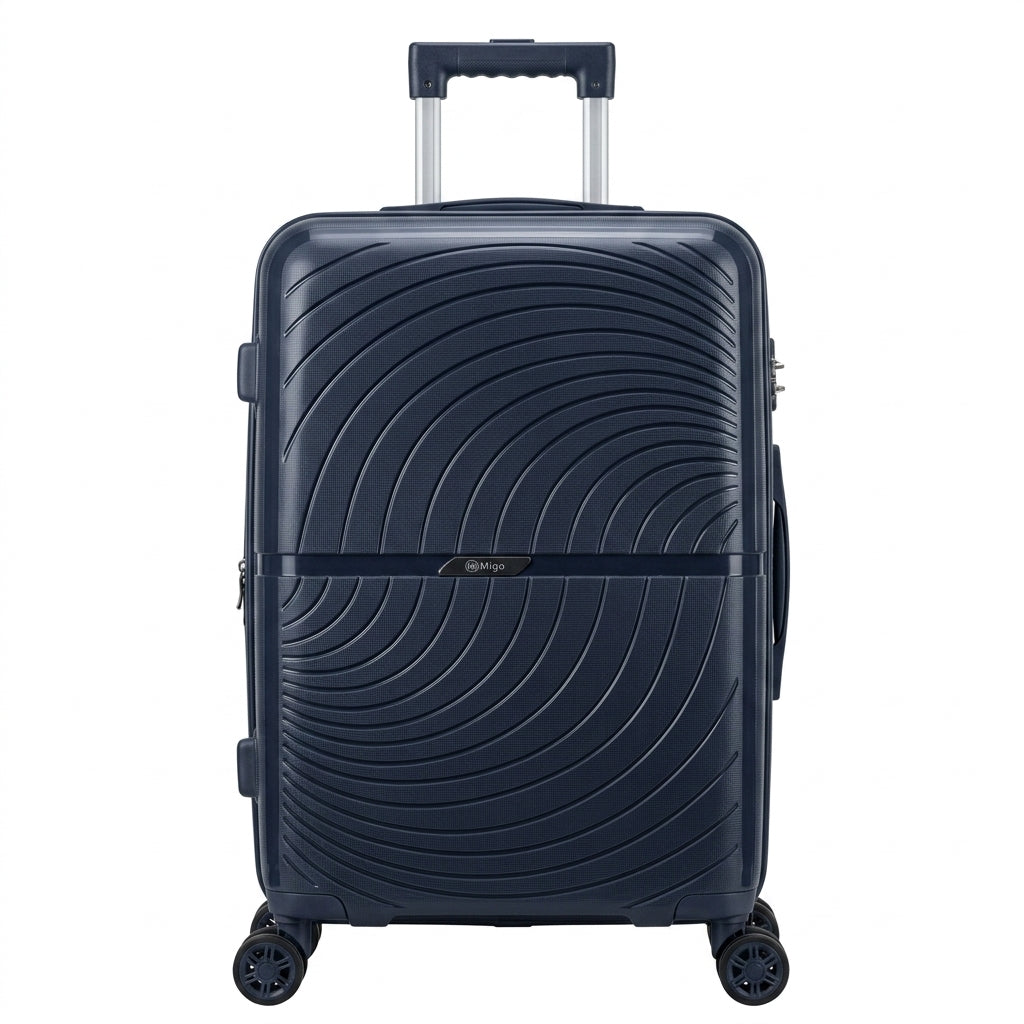 Hard Shell Cabin Trolley Suitcase With 360° Spinner Wheels