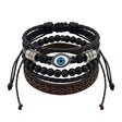 Fashion Jewelry Multi Layer Evil Eye Bracelet Set