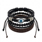 Fashion Jewelry Multi Layer Evil Eye Bracelet Set