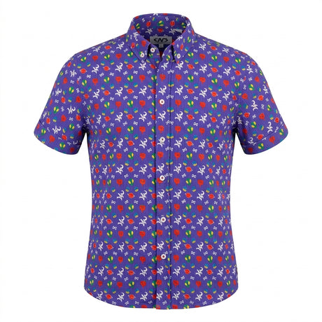 Kids Short Sleeve Button Front Shirt