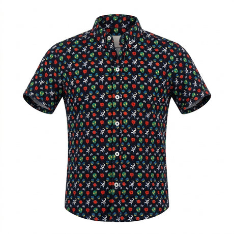 Kids Short Sleeve Button Front Shirt