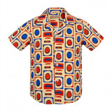 Kids Boys Short Sleeve Printed Shirt Fun Adventure Print