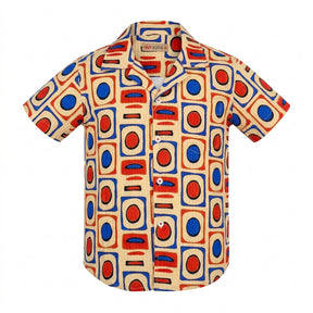 Kids Boys Short Sleeve Printed Shirt Fun Adventure Print
