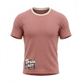 Kids Short Sleeve Textured T Shirt With Urban Art Print