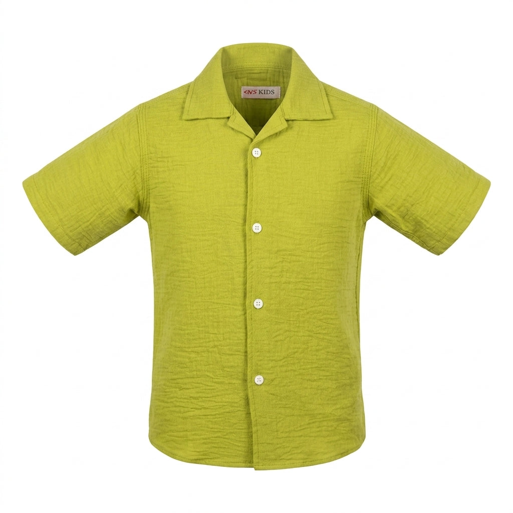 Boys Short Sleeve Casual Shirt