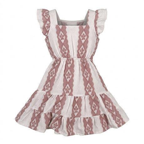 Kids Patterned Tiered Dress