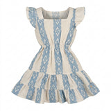 Kids Patterned Tiered Dress
