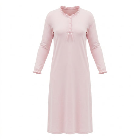 Women Long Sleeve Nightdress