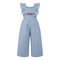 Girls Embroidered Wide Leg Jumpsuit
