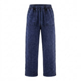 I Igo Wide Leg Jogger Pants With Drawstring Waist