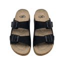 Double Strap Slip On Sandals