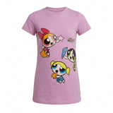 Girls Powerpuff Girls Printed T Shirt Dress