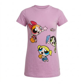 Girls Powerpuff Girls Printed T Shirt Dress