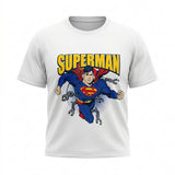 Kids Short Sleeve Superman Graphic T Shirt