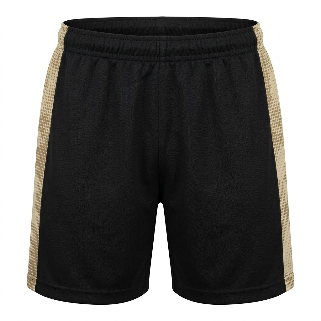 Men Athletic Shorts With Contrast Side Panels