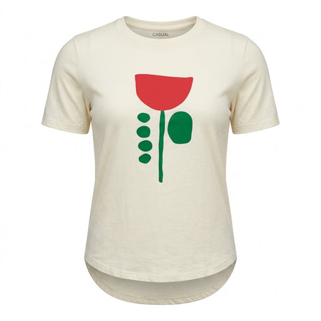 Casual Floral Graphic T Shirt