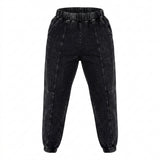 Women Elastic Waist Jogger Pants