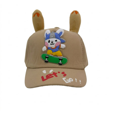 Kids Bunny Ears Cartoon Baseball Cap