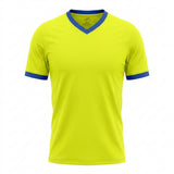 Kids V Neck Contrast Trim T Shirt