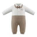 Two Girls Baby Gentleman Bow Tie Romper