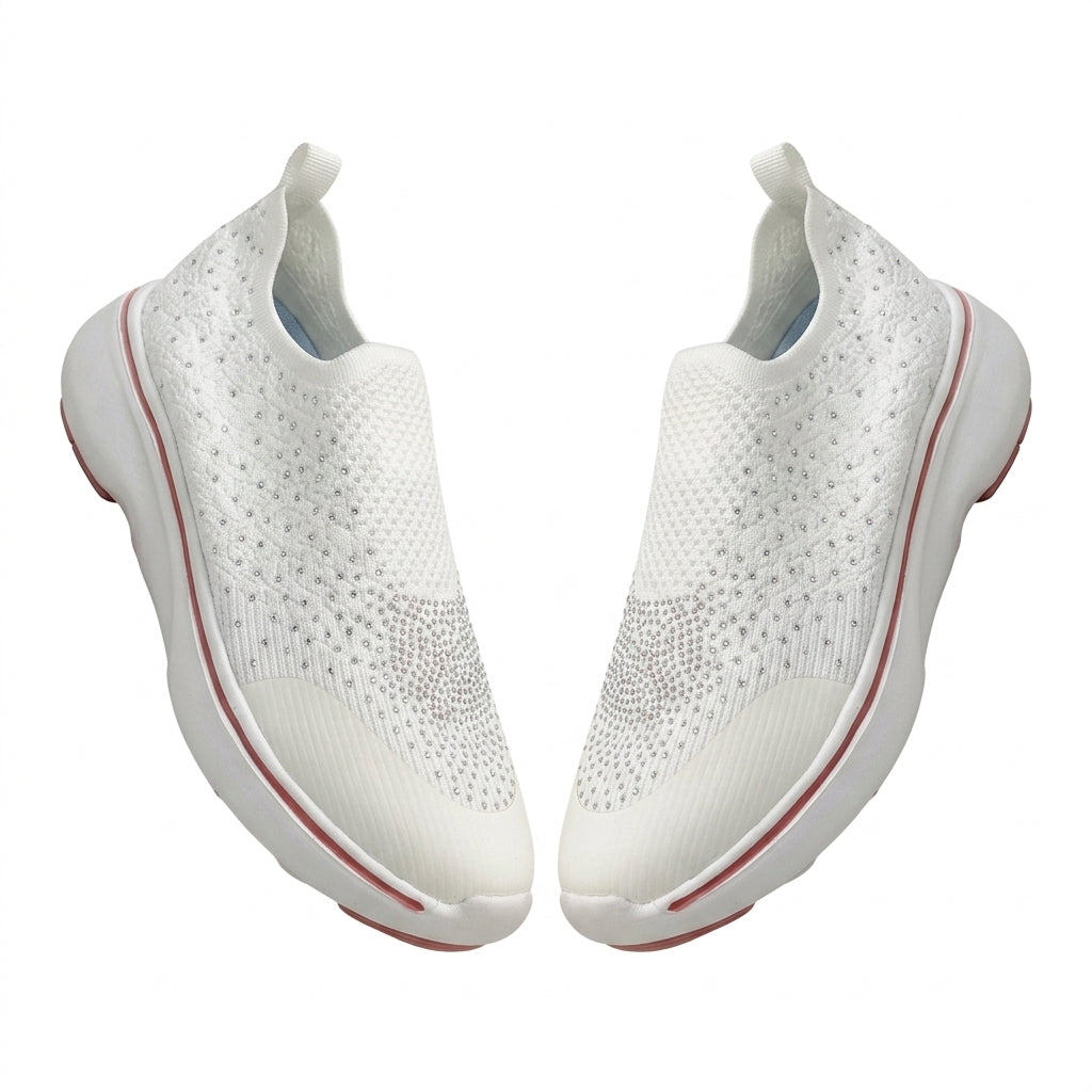 Sport Kids Running Sneakers With Hook And Loop Strap