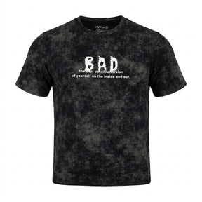 Men Tie Dye Graphic T Shirt Bad Edition
