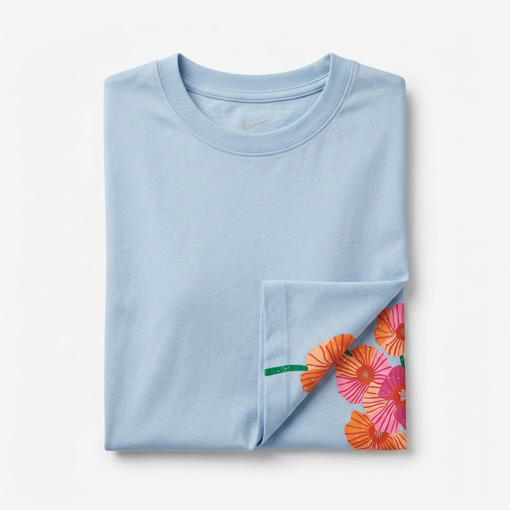 Floral Short Sleeve T Shirt