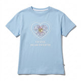 Girls Heart Graphic T Shirt