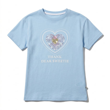 Girls Heart Graphic T Shirt