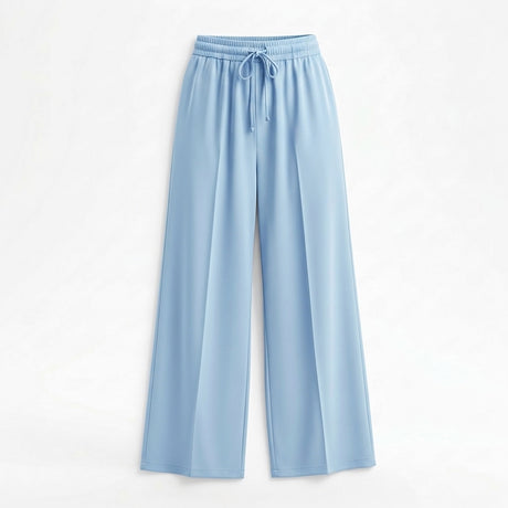 Women Wide Leg Drawstring Pants