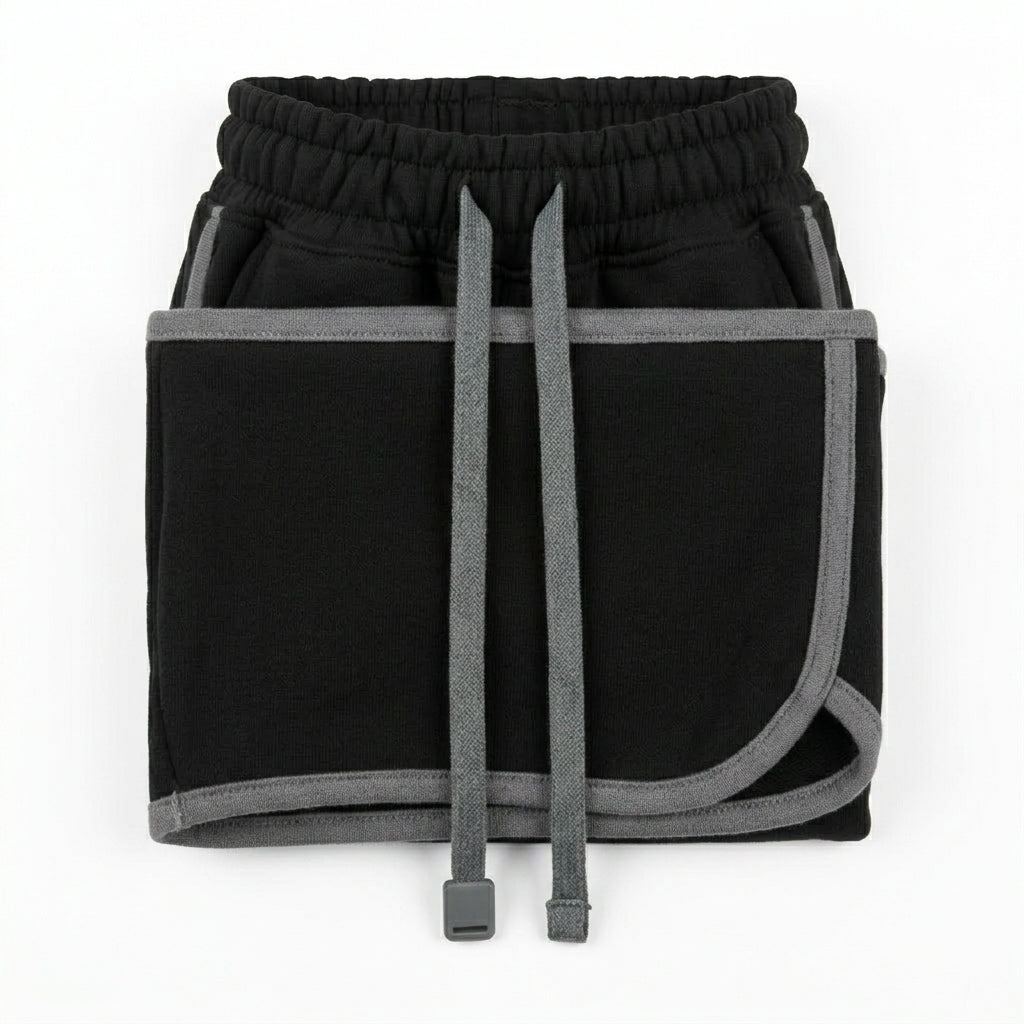 Kids Drawstring Shorts With Contrast Trim