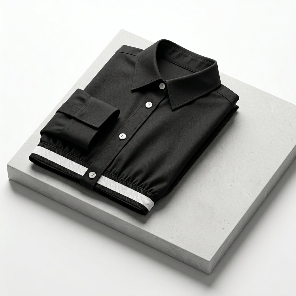 Women Cropped Button Front Shirt