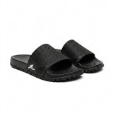 Men Textured Comfort Slide Sandals