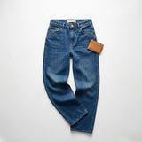 Women Mid Wide Leg Denim Jeans