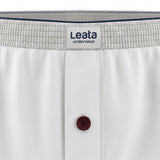 Men Woven Boxer Shorts With Button Fly