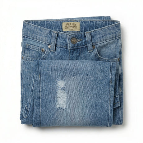 Kids Distressed Denim Shorts