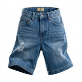 Kids Distressed Denim Shorts