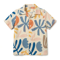 Kids Abstract Print Short Sleeve Shirt