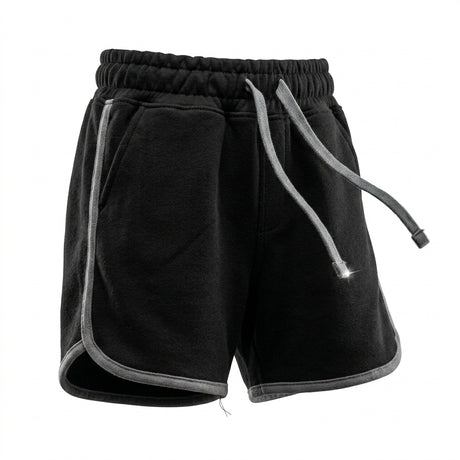 Kids Drawstring Shorts With Contrast Trim