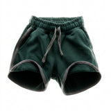 Kids Drawstring Shorts With Contrast Trim