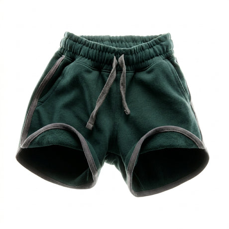 Kids Drawstring Shorts With Contrast Trim